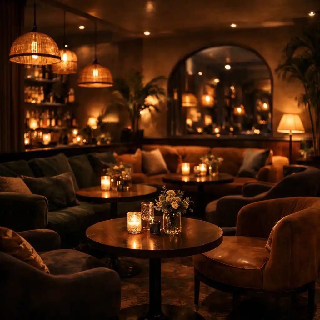 Hangulatos lounge világítás és design